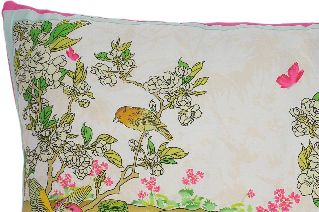 handmade Traditional Pillow Beige Gold  RECTANGLE handmade Silk Throw Pillow