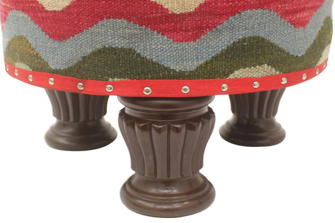 handmade  Blue Beige Hand-made ROUND 