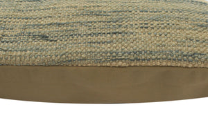 handmade Tribal Turkish Antique Beige Brown Hand-Woven SQUARE 100% WOOL pillow