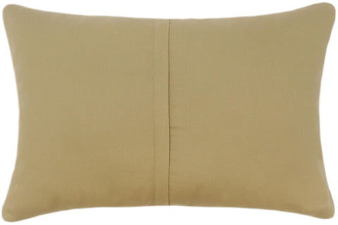 handmade Tribal Rust Gold Hand-Woven RECTANGLE 100% WOOL Pillow