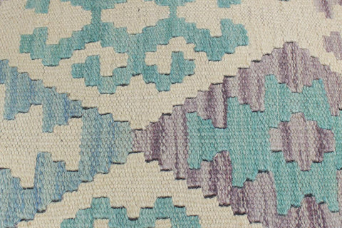 handmade Traditional Ottoman Beige Blue Hand-made SQUARE handmade ottoman pouf