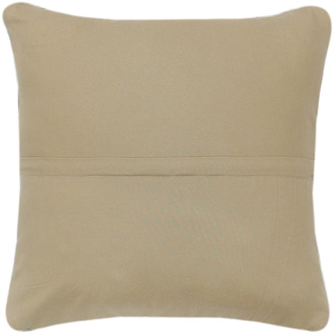 handmade Modern Green Green Hand-Woven SQUARE 100% WOOL Pillow