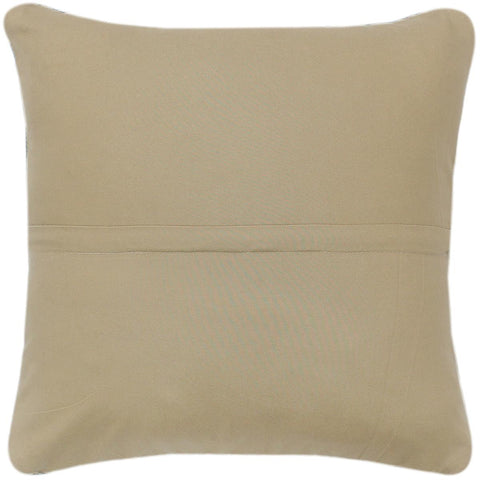 handmade Modern Green Green Hand-Woven SQUARE 100% WOOL Pillow