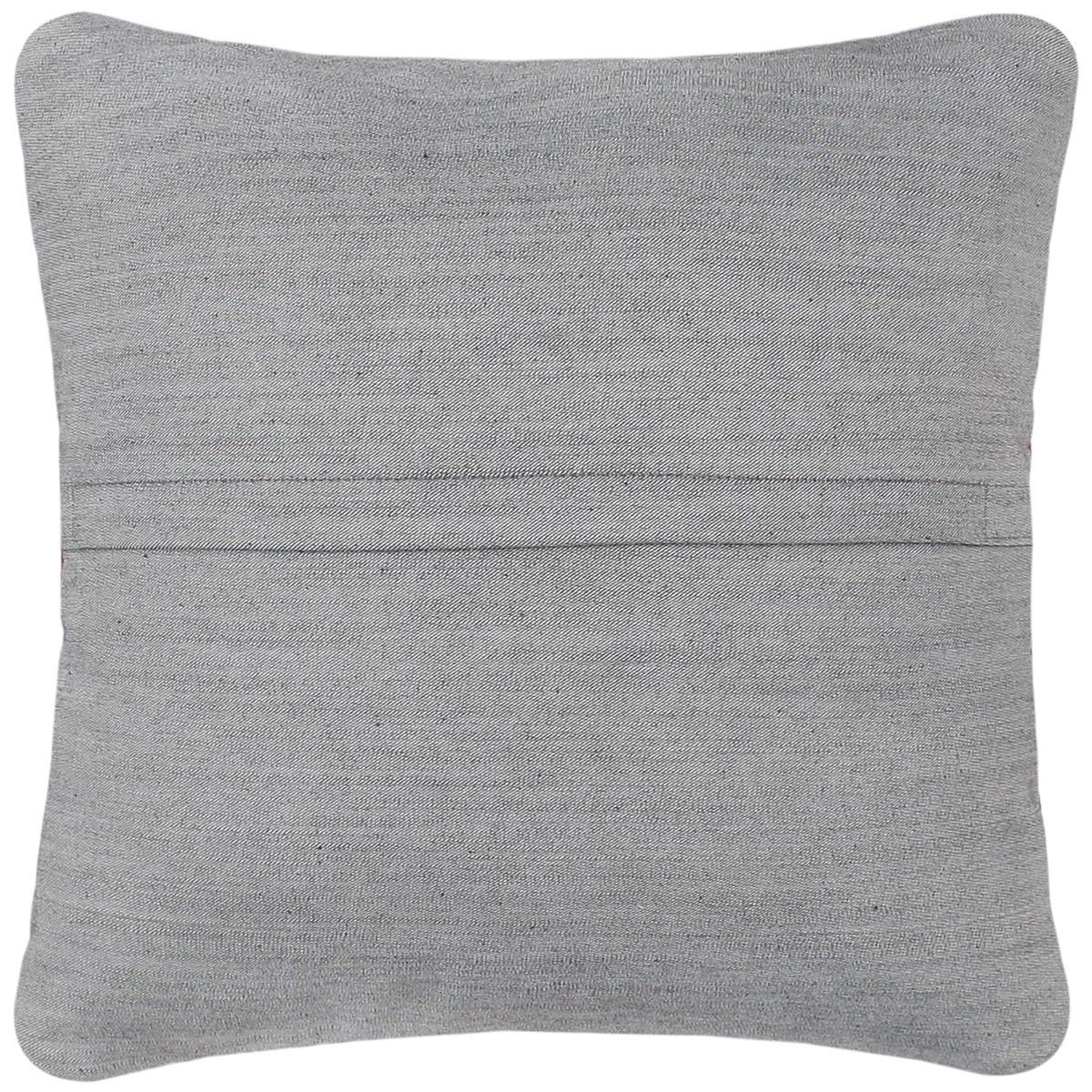 handmade  Pillow Beige Rust Hand-Woven SQUARE 100% Wool Suzani Throw Pillow
