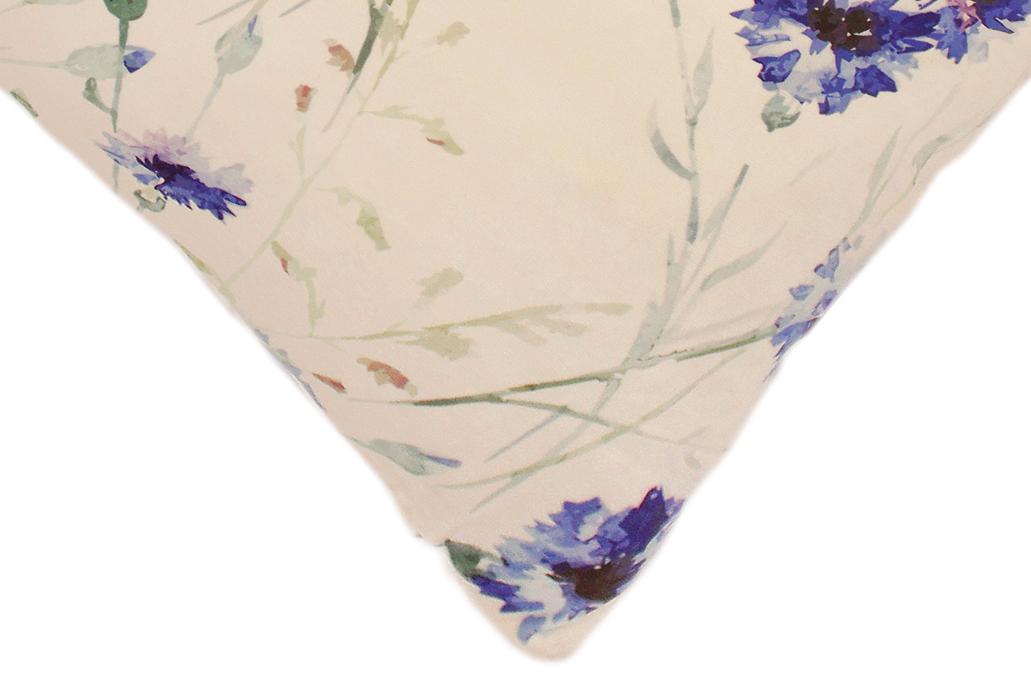 handmade Velvet Pillow Ivory Blue Hand-Woven SQUARE PRINTED VEL area rug