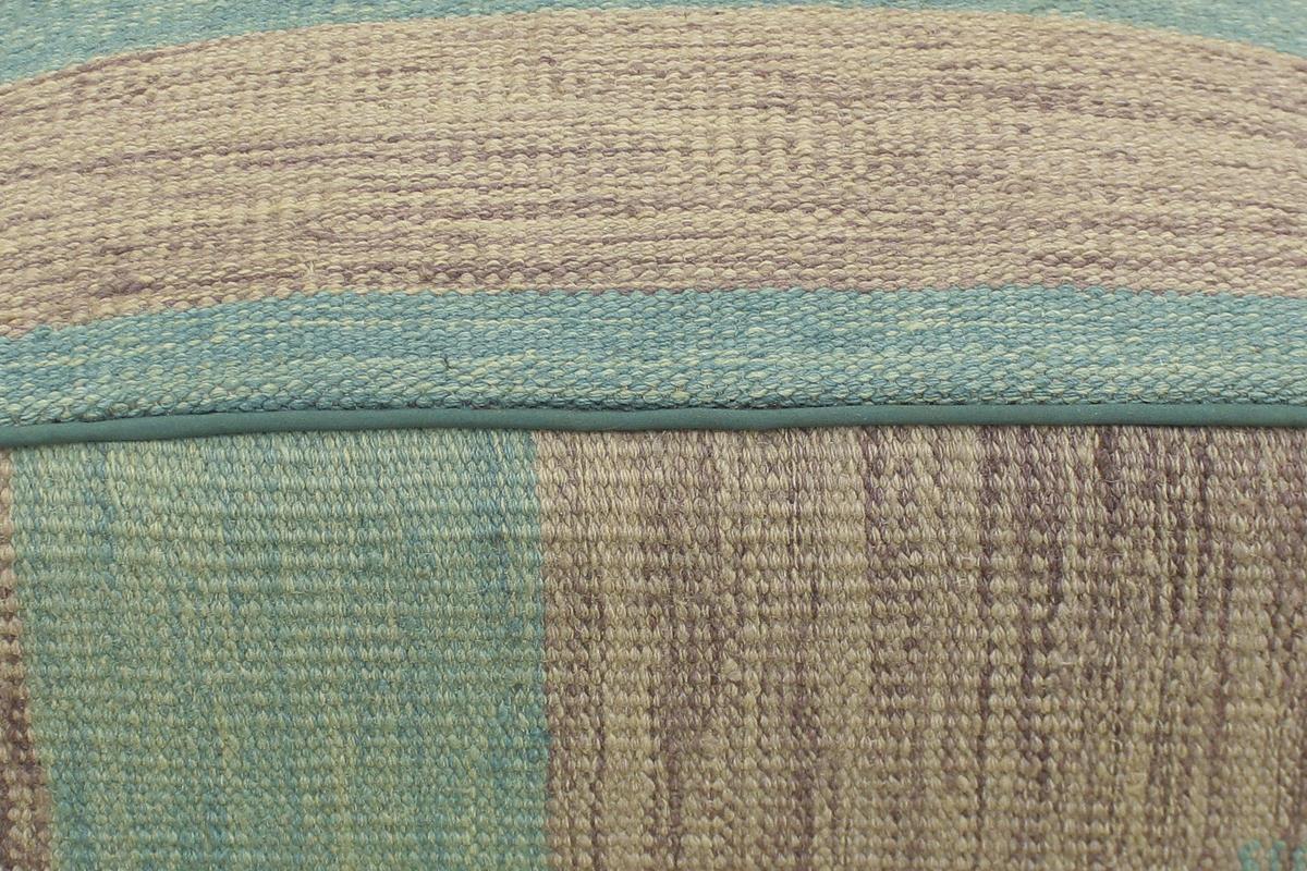 handmade Modern Ottoman Green Purple Hand-made SQUARE handmade ottoman pouf