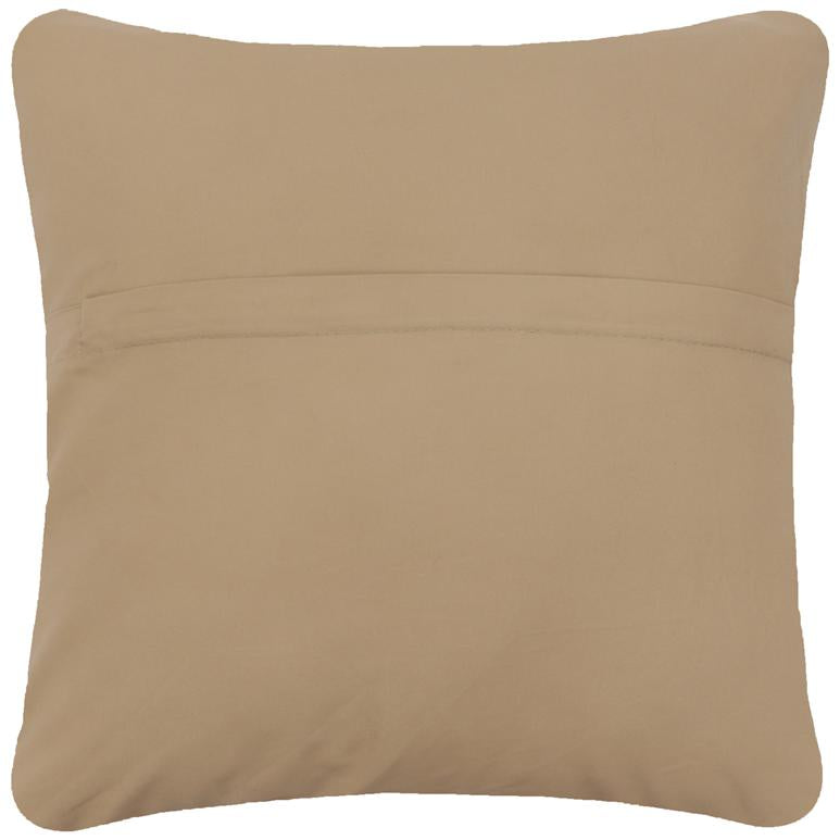 handmade Traditional Pillow Orange Red Hand-Woven SQUARE 100% WOOL Handmade pillow