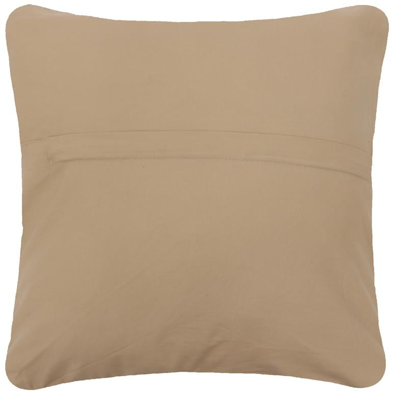 handmade Traditional Pillow Orange Blue Hand-Woven SQUARE 100% WOOL Handmade pillow