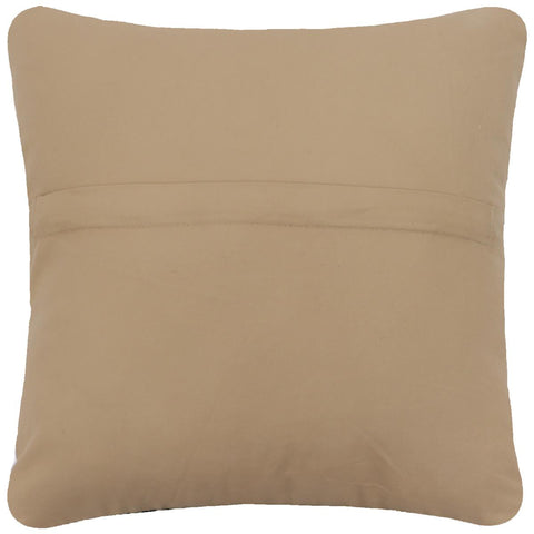 handmade Modern Pillow Beige Black Hand-Woven SQUARE 100% WOOL  Hand woven turkish pillow  2 x 2