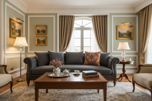 Boho Chic Pope Turkish Hand-Woven Kilim Pillow