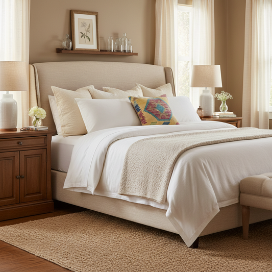 Boho Chic Hudson Turkish Hand-Woven Kilim Pillow