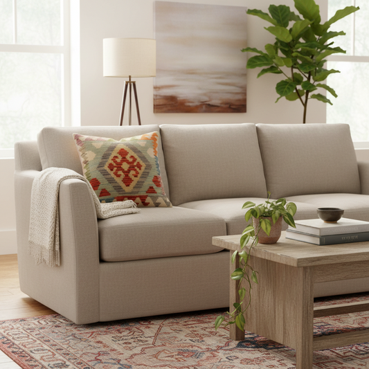 Tribal Kirk Turkish Hand-Woven Kilim Pillow