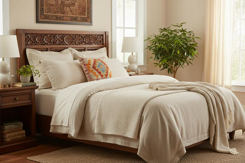 Rustic Bernard Turkish Hand-Woven Kilim Pillow