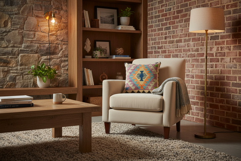 Southwestern Davila Turkish Hand-Woven Kilim Pillow