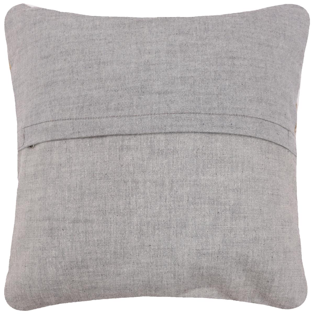 handmade Traditional Pillow Beige Brown Hand-Woven SQUARE 100% WOOL Hand woven turkish pillow2 x 2