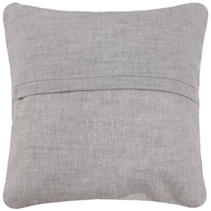 handmade Traditional Pillow Beige Brown Hand-Woven SQUARE 100% WOOL Hand woven turkish pillow2 x 2