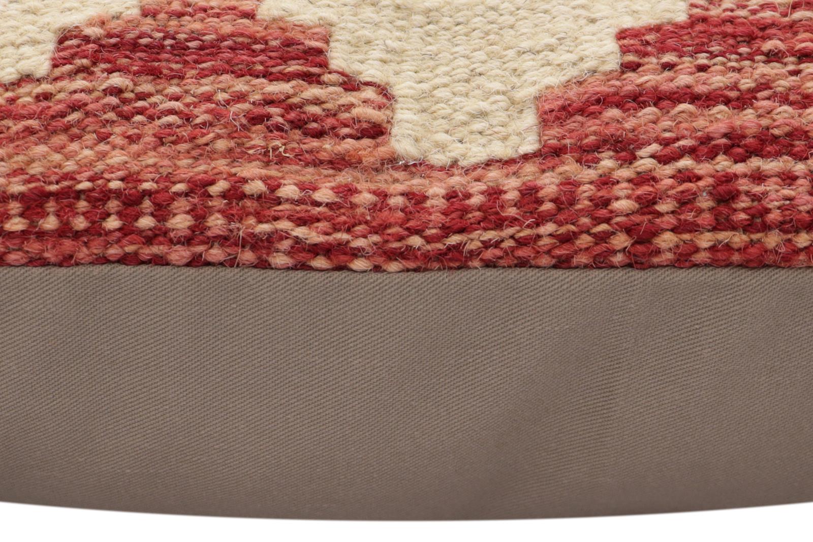 handmade Traditional Pillow Red Blue Hand-Woven SQUARE 100% WOOL Hand woven turkish pillow2 x 2