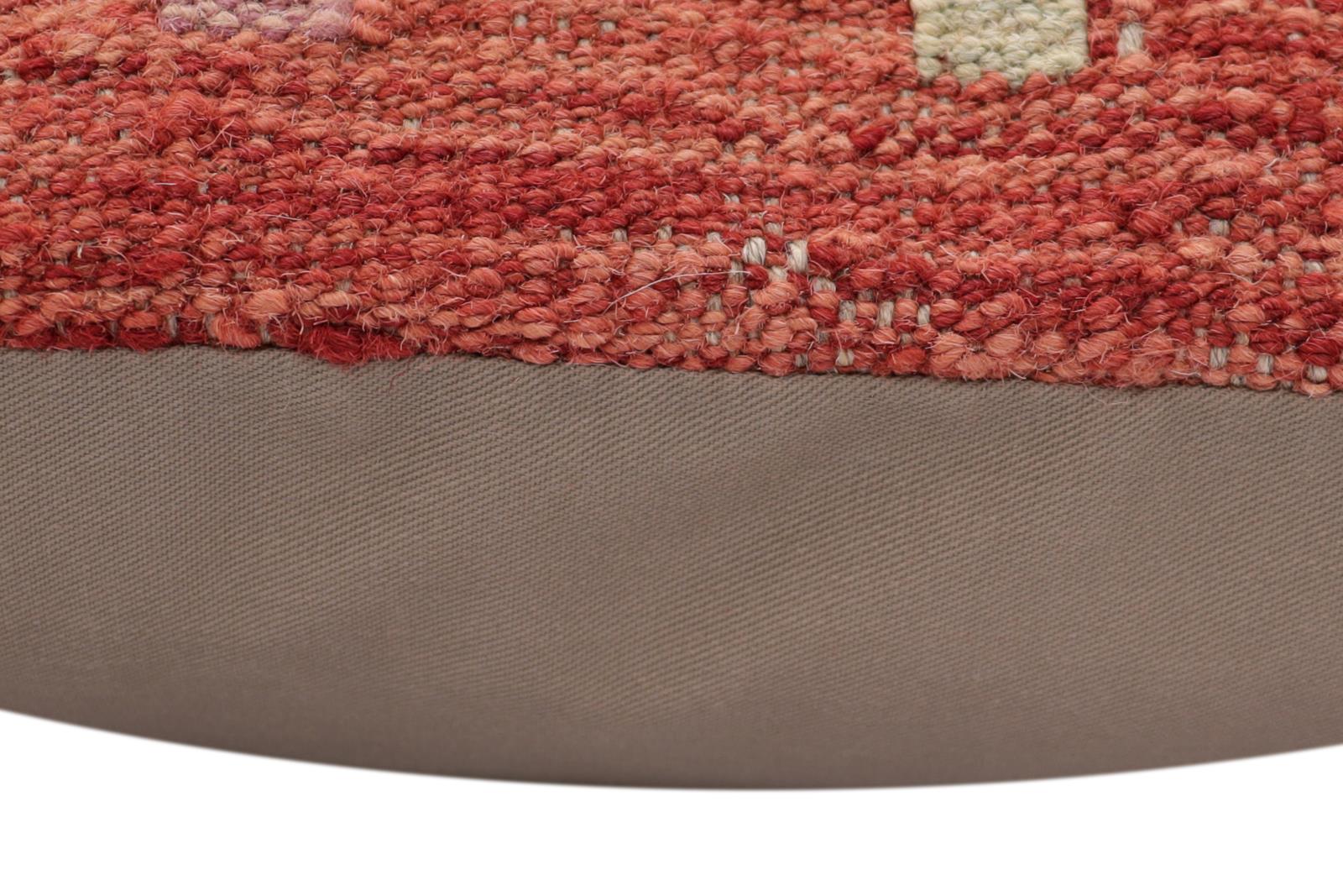 handmade Traditional Pillow Red Blue Hand-Woven SQUARE 100% WOOL Hand woven turkish pillow2 x 2