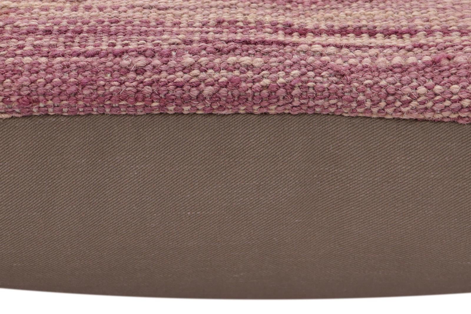 handmade Traditional Pillow Purple Gray Hand-Woven SQUARE 100% WOOL Hand woven turkish pillow2 x 2