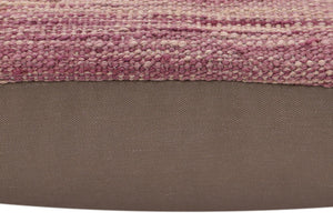 handmade Traditional Pillow Purple Gray Hand-Woven SQUARE 100% WOOL Hand woven turkish pillow2 x 2