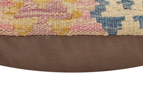 handmade Traditional Pillow Red Blue Hand-Woven SQUARE 100% WOOL Hand woven turkish pillow2 x 2