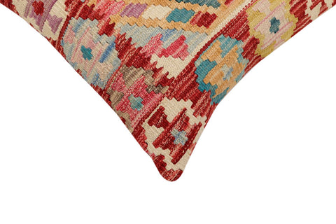handmade Traditional Pillow Red Blue Hand-Woven SQUARE 100% WOOL Hand woven turkish pillow2 x 2
