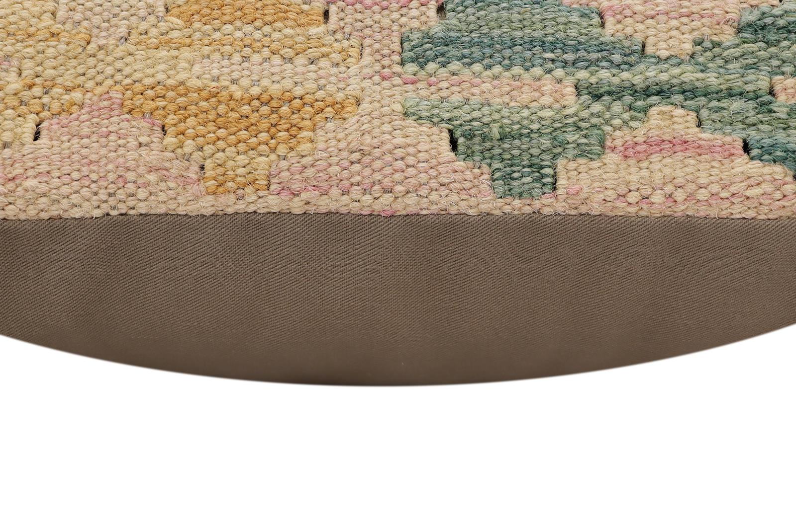 handmade Traditional Pillow Red Blue Hand-Woven SQUARE 100% WOOL Hand woven turkish pillow2 x 2