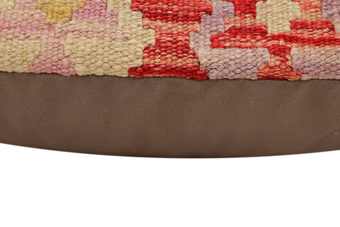 handmade Traditional Pillow Red Blue Hand-Woven SQUARE 100% WOOL  Hand woven turkish pillow  2 x 2