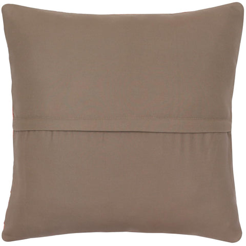 handmade Traditional Pillow Beige Red Hand-Woven SQUARE 100% WOOL Hand woven turkish pillow2 x 2