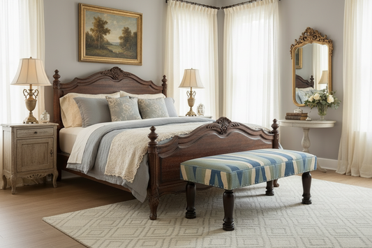 Eclectic Chic Vesta Handmade Kilim upholstered Settee