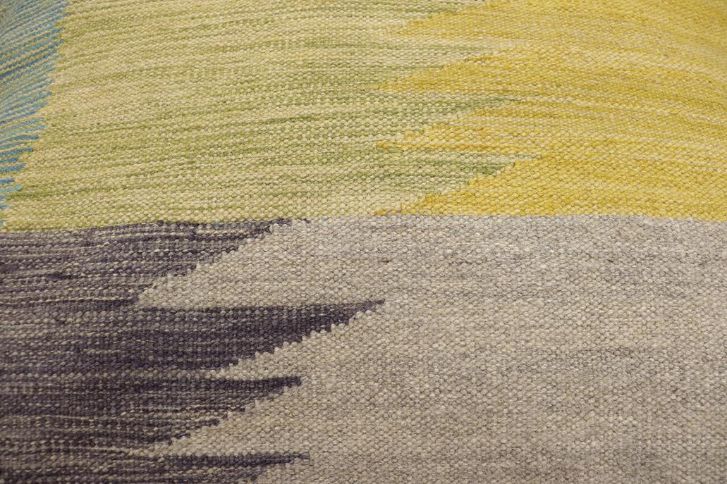 handmade Modern Floor Cushion Gray Gray Hand-made SQUARE 100% WOOL Floor Cushion Floor Pillow