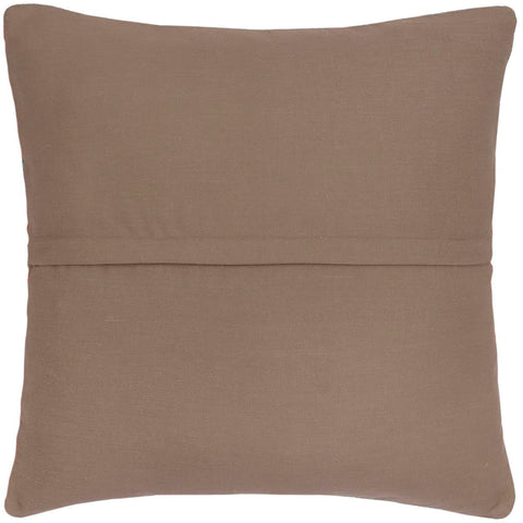 handmade Traditional Pillow Rust Blue Hand-Woven SQUARE 100% WOOL Hand woven turkish pillow2 x 2