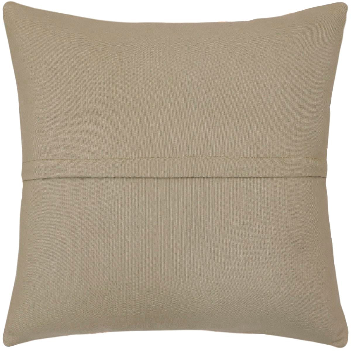 handmade Traditional Pillow Blue Rust Hand-Woven SQUARE 100% WOOL Hand woven turkish pillow2 x 2
