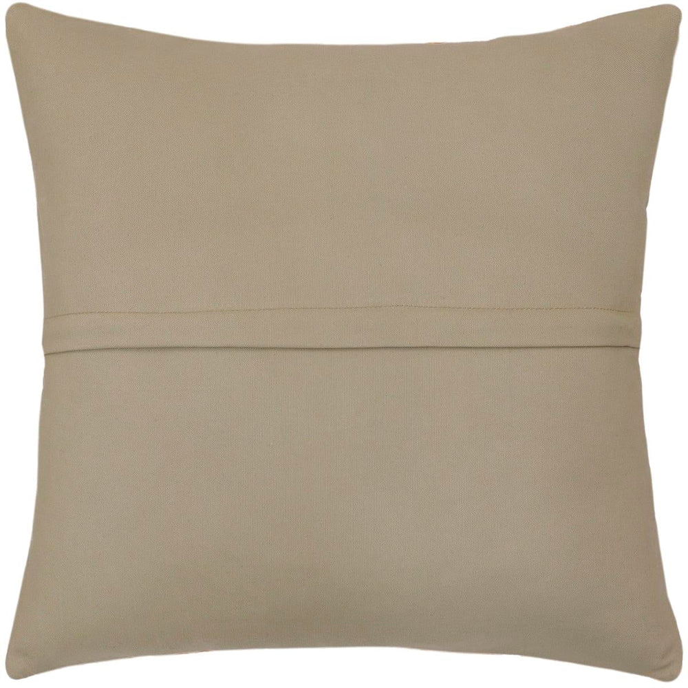 handmade Traditional Pillow Rust Blue Hand-Woven SQUARE 100% WOOL Hand woven turkish pillow2 x 2