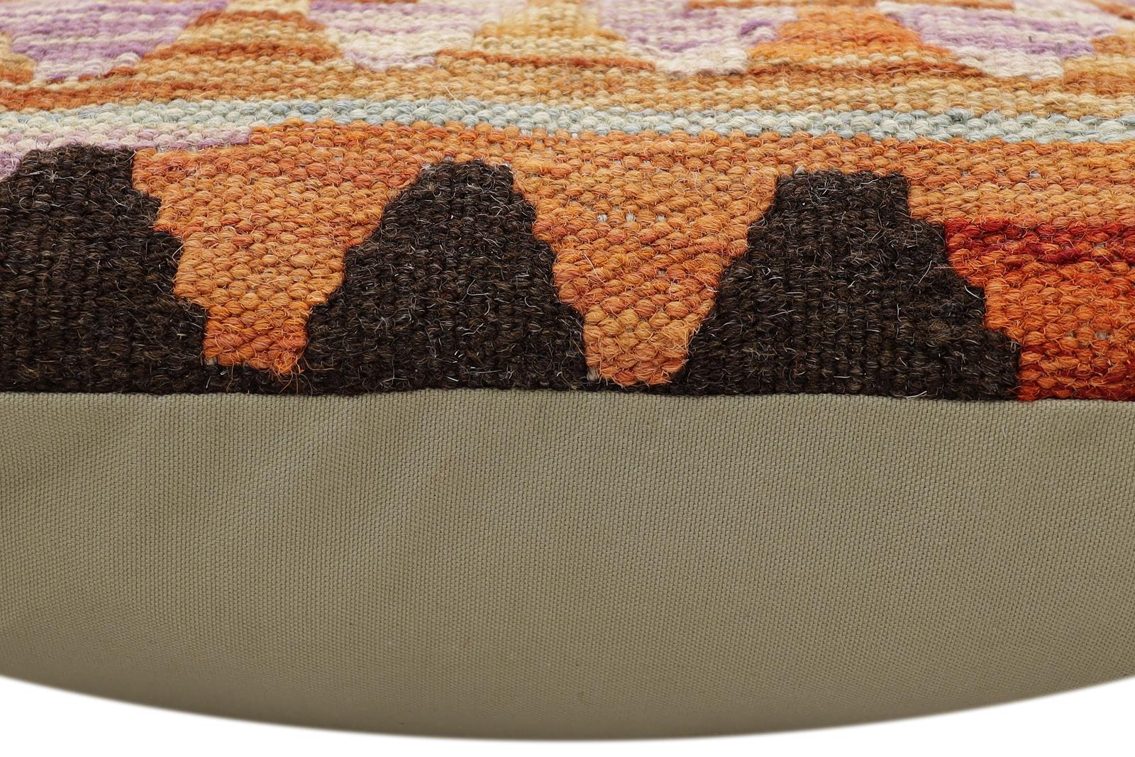 handmade Traditional Pillow Red Blue Hand-Woven SQUARE 100% WOOL Hand woven turkish pillow2 x 2