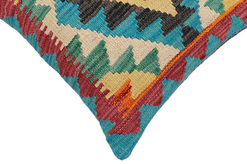 handmade Traditional Pillow Red Blue Hand-made SQUARE 100% WOOL Hand woven turkish pillow2 x 2