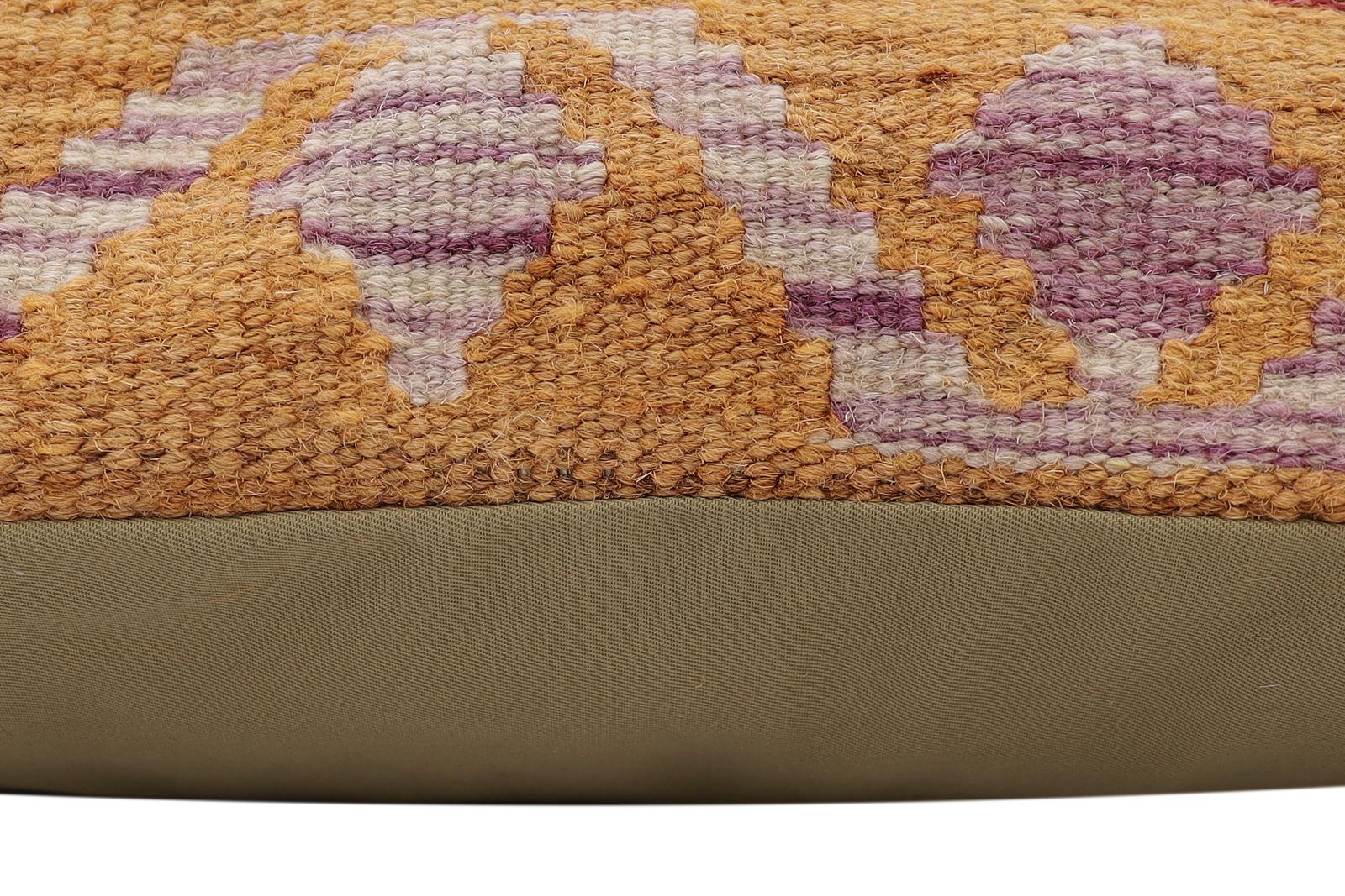 handmade Traditional Pillow Red Blue Hand-Woven SQUARE 100% WOOL Hand woven turkish pillow2 x 2