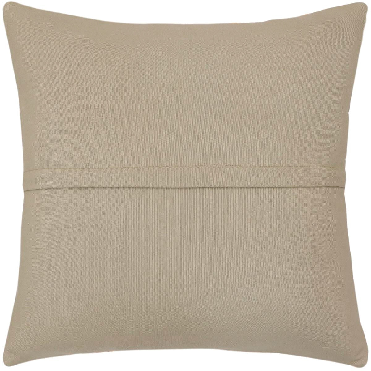 handmade Traditional Pillow Rust Blue Hand-Woven SQUARE 100% WOOL Hand woven turkish pillow2 x 2