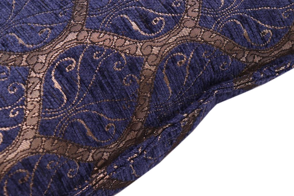handmade Geometric Pillow Blue Silver Handmade RECTANGLE throw pillow 2 x 2