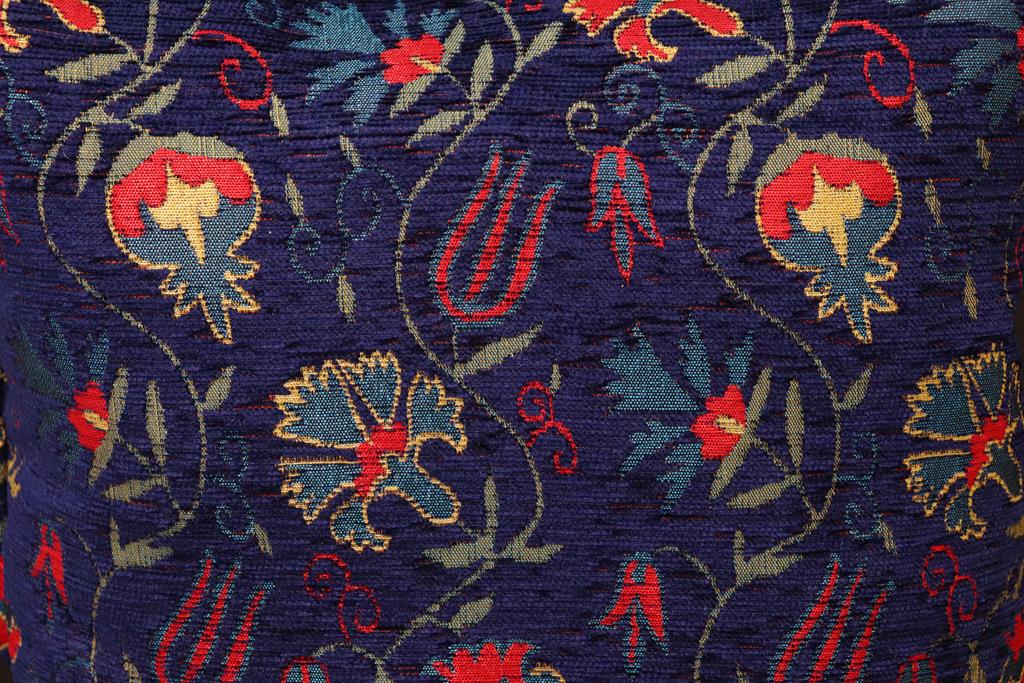 handmade Geometric Pillow Blue Red Handmade RECTANGLE throw pillow 2 x 2