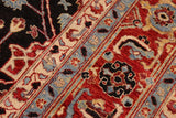 handmade Transitional Kafkaz Chobi Ziegler Black Blue Hand Knotted RECTANGLE 100% WOOL area rug 10 x 14