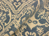 handmade Modern Nabila Blue Ivory Hand Knotted RECTANGLE WOOL&SILK area rug 4x6