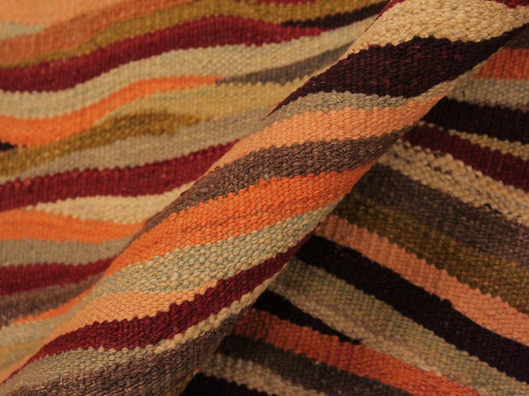 handmade Geometric Kilim Beige Brown Hand-Woven RECTANGLE 100% WOOL area rug 10x14