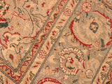 handmade Traditional Kashan Tan Gray Hand Knotted RECTANGLE 100% WOOL area rug 8x10