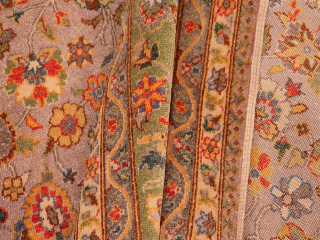 handmade Traditional  Grey Green Hand Knotted RECTANGLE 100% WOOL area rug 8x10