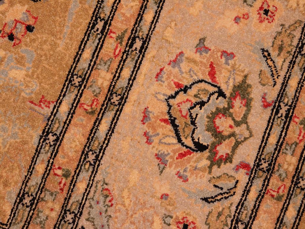 handmade Traditional  Gold Gray Hand Knotted RECTANGLE 100% WOOL area rug 8x10