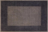 Overdyed Petronil Gray/Drk. Gray Hand-Knotted Rug  7'11 x 9'6