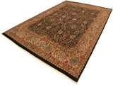 handmade Traditional Design Brown Lt. Gray Hand Knotted RECTANGLE 100% WOOL area rug 8x10