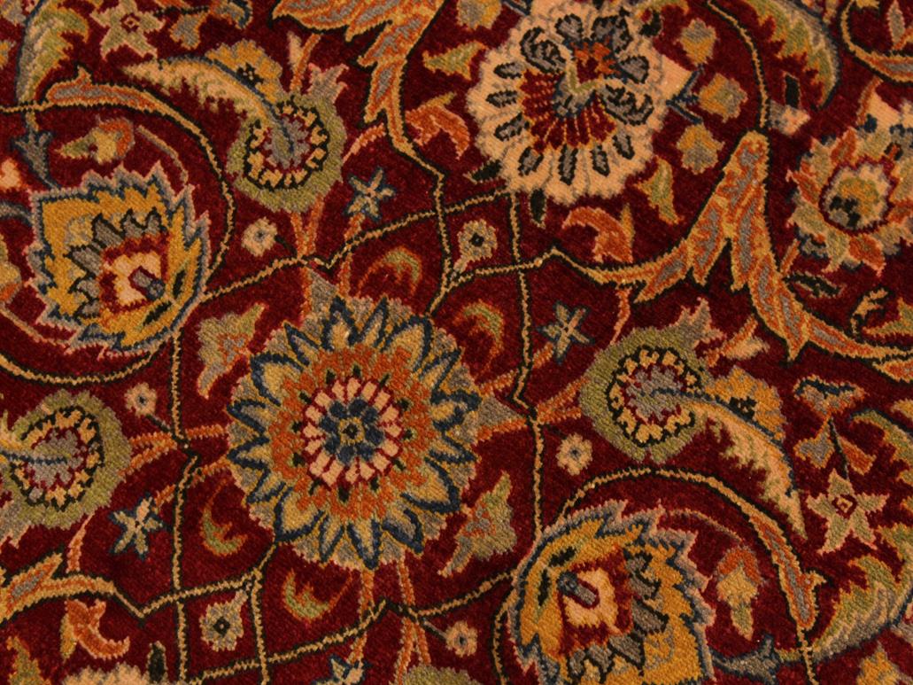 handmade Traditional Design Red Blue Hand Knotted RECTANGLE 100% WOOL area rug 8x10