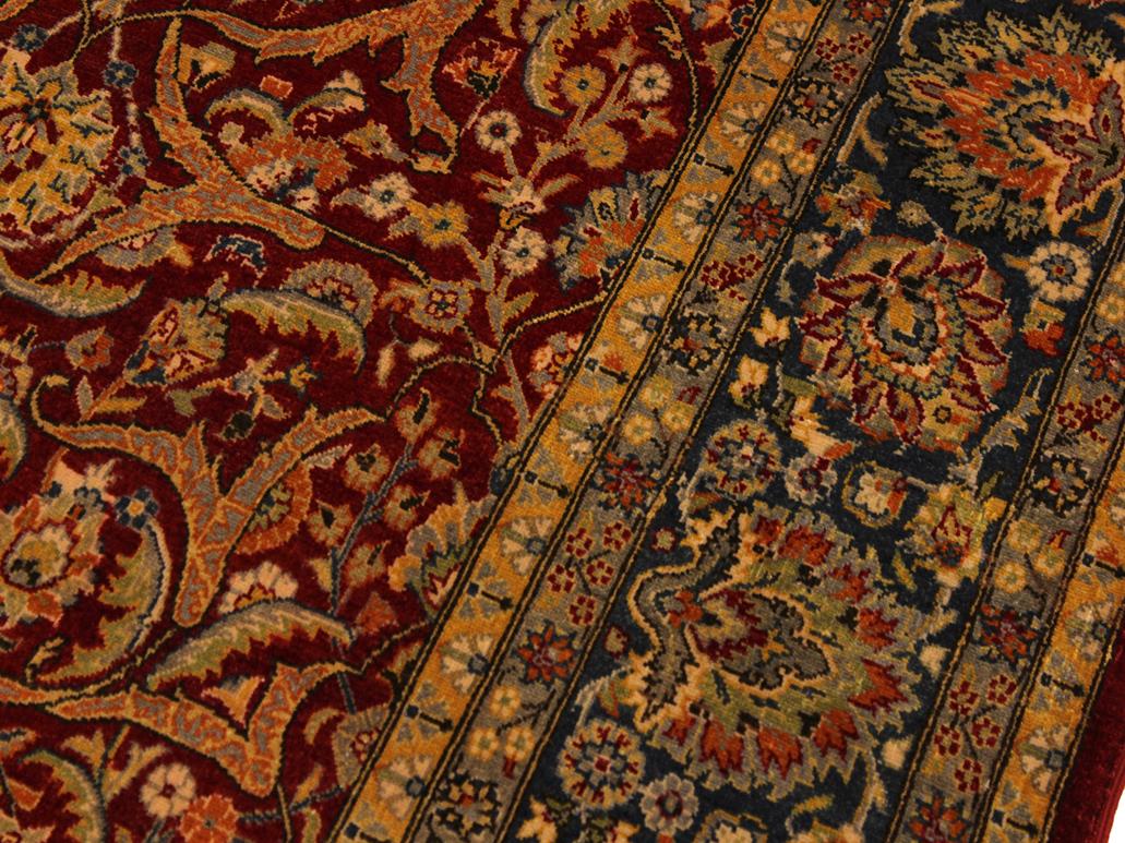 handmade Traditional Design Red Blue Hand Knotted RECTANGLE 100% WOOL area rug 8x10